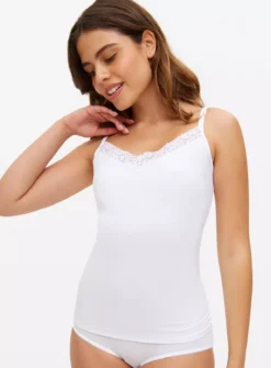 White InvisiSupport Camisole 22 7 White InvisiSupport Camisole 22 -Simply Be Store tuc140829380 White R Z001A