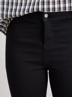 Black High Waisted Skinny Jeans 22S