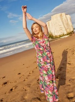 ANORAK Cut Fruit EcoVero Short Sleeve Midi Dress 6