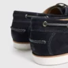 Navy Suede Boat Shoes 9