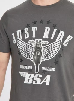 Charcoal BSA Graphic T-ShirtM