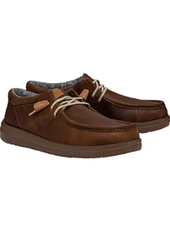 Hey Dude HEYDUDE Wally Grip Craft Leather Shoes 12