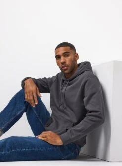 Charcoal Overhead Hoodie XXXL